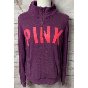 VS PINK Perfect Quarter Zip Pullover